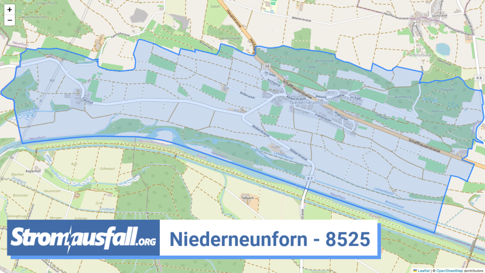 stromausfall ch ortschaft niederneunforn 8525