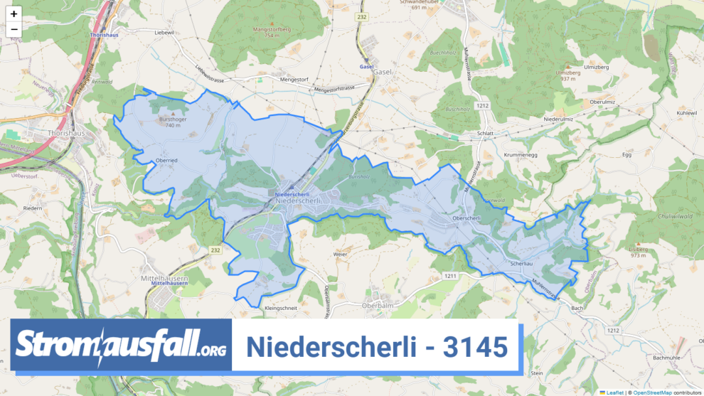 stromausfall ch ortschaft niederscherli 3145