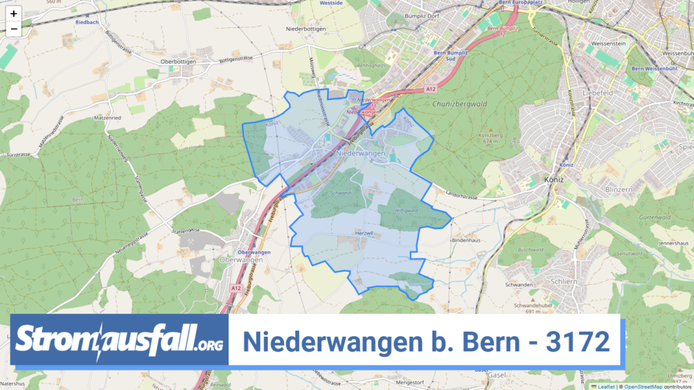 stromausfall ch ortschaft niederwangen b. bern 3172