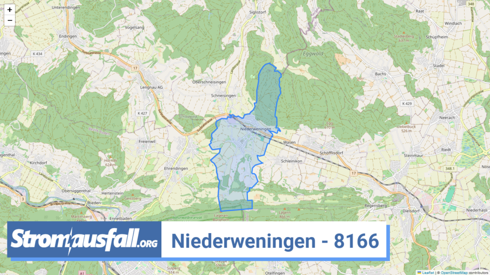 stromausfall ch ortschaft niederweningen 8166