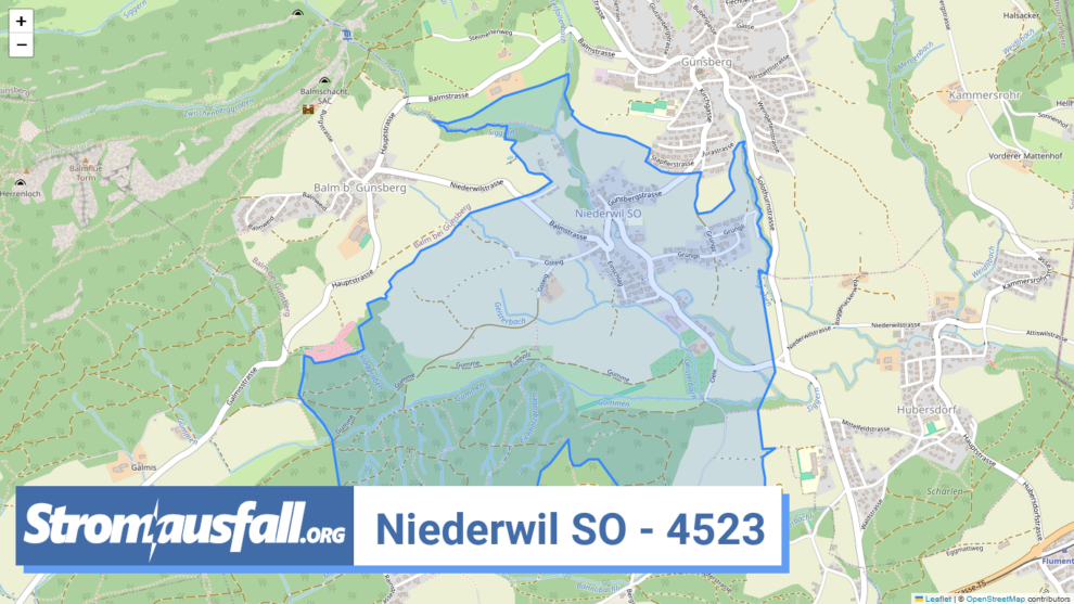 stromausfall ch ortschaft niederwil so 4523