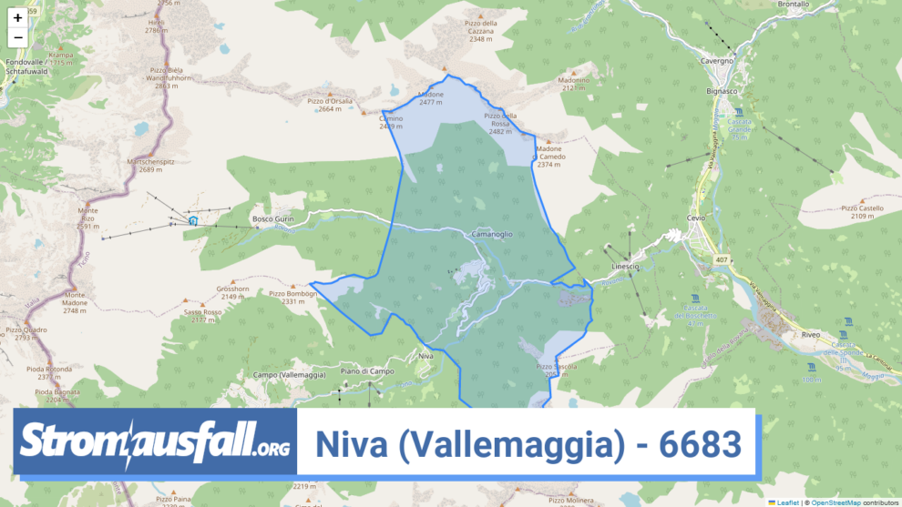 stromausfall ch ortschaft niva vallemaggia 6683