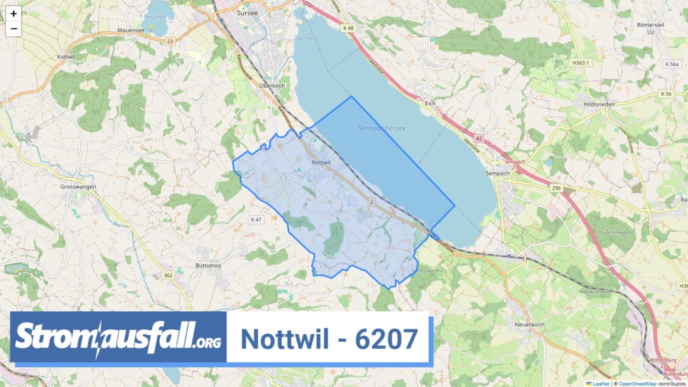 stromausfall ch ortschaft nottwil 6207