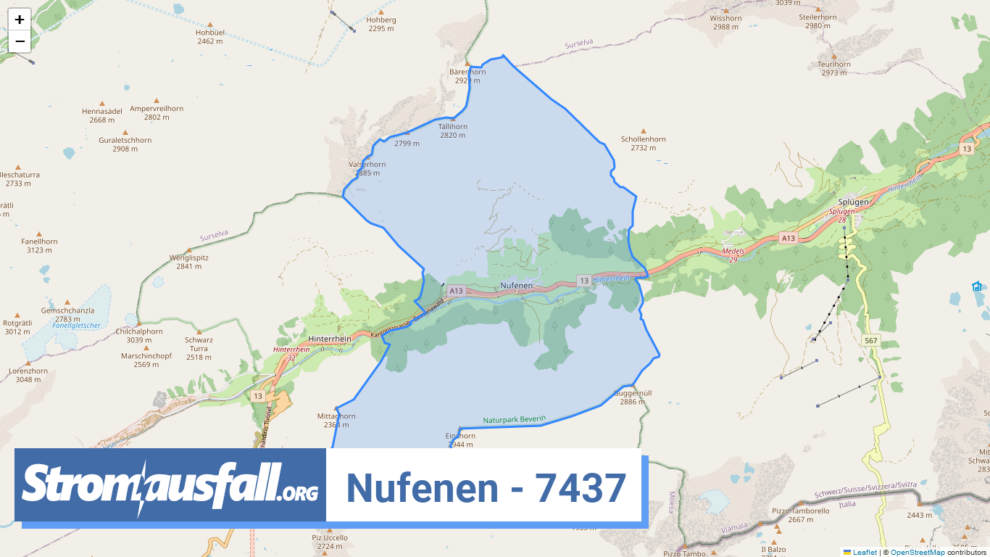 stromausfall ch ortschaft nufenen 7437