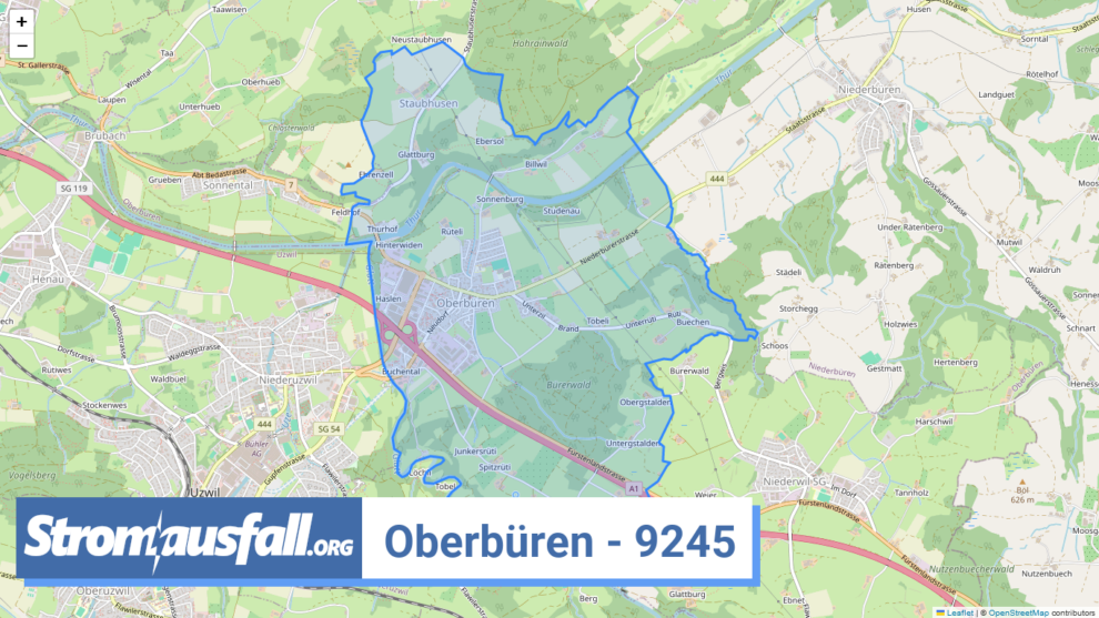 stromausfall ch ortschaft oberbueren 9245