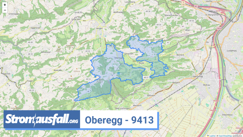 stromausfall ch ortschaft oberegg 9413