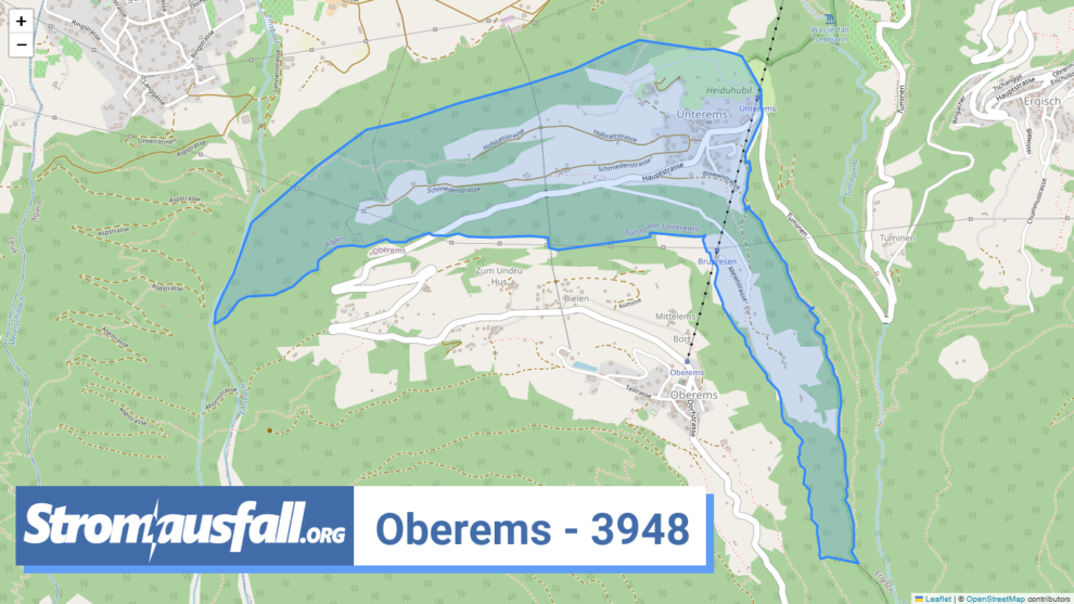 stromausfall ch ortschaft oberems 3948