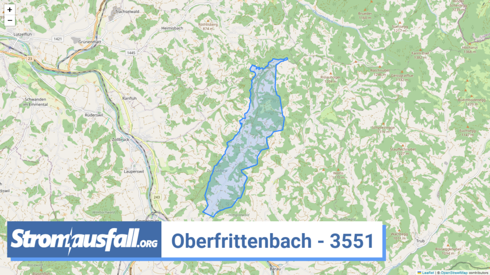 stromausfall ch ortschaft oberfrittenbach 3551