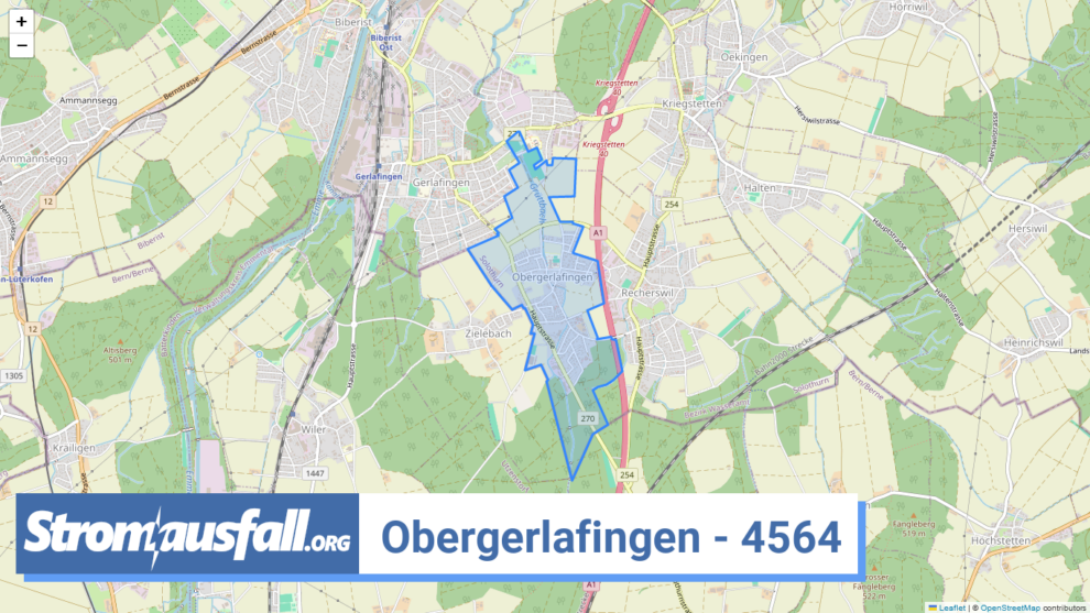 stromausfall ch ortschaft obergerlafingen 4564