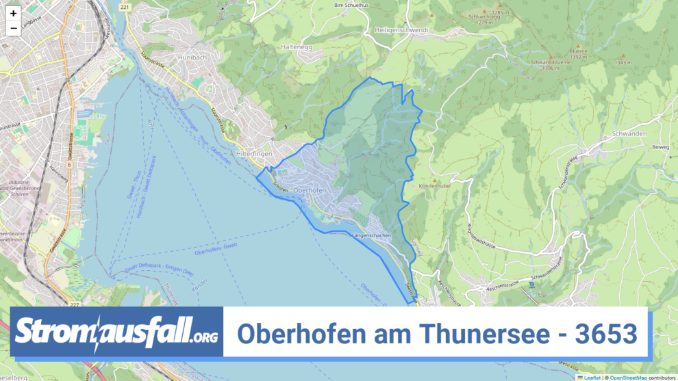 stromausfall ch ortschaft oberhofen am thunersee 3653