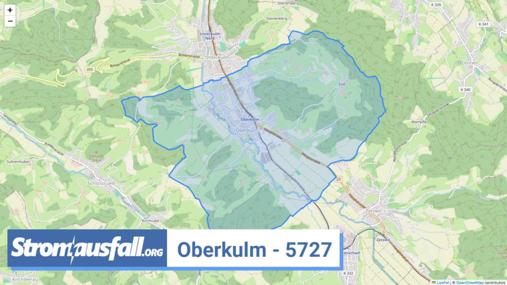 stromausfall ch ortschaft oberkulm 5727