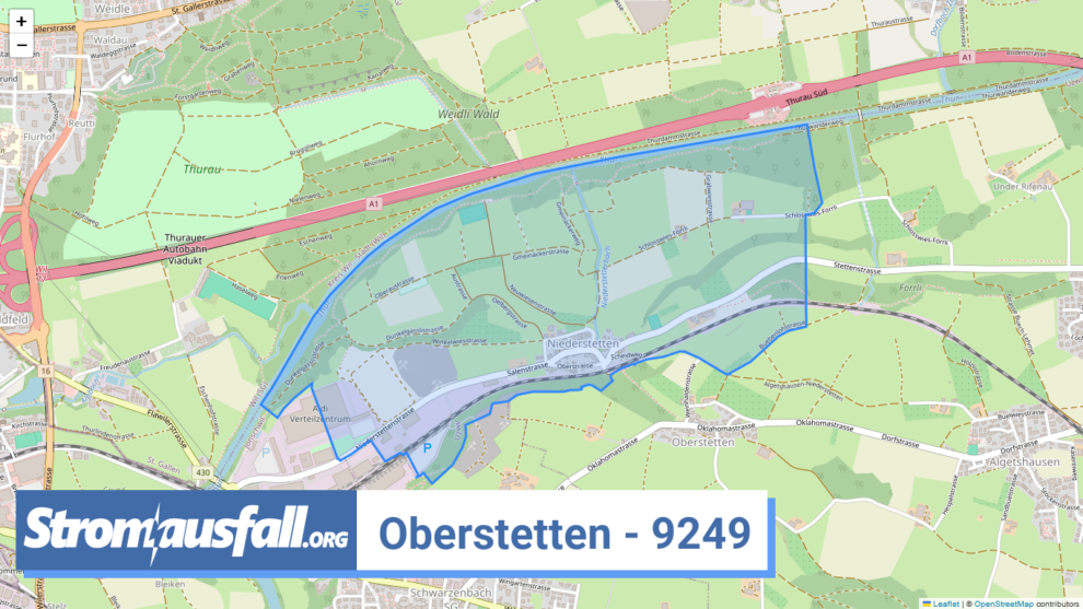 stromausfall ch ortschaft oberstetten 9249