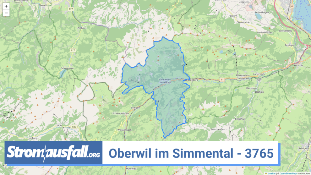 stromausfall ch ortschaft oberwil im simmental 3765