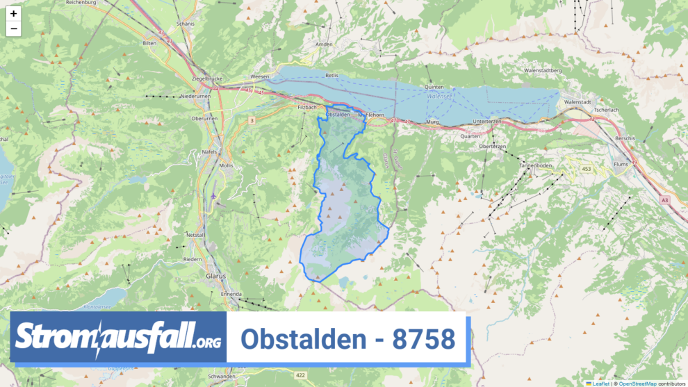 stromausfall ch ortschaft obstalden 8758