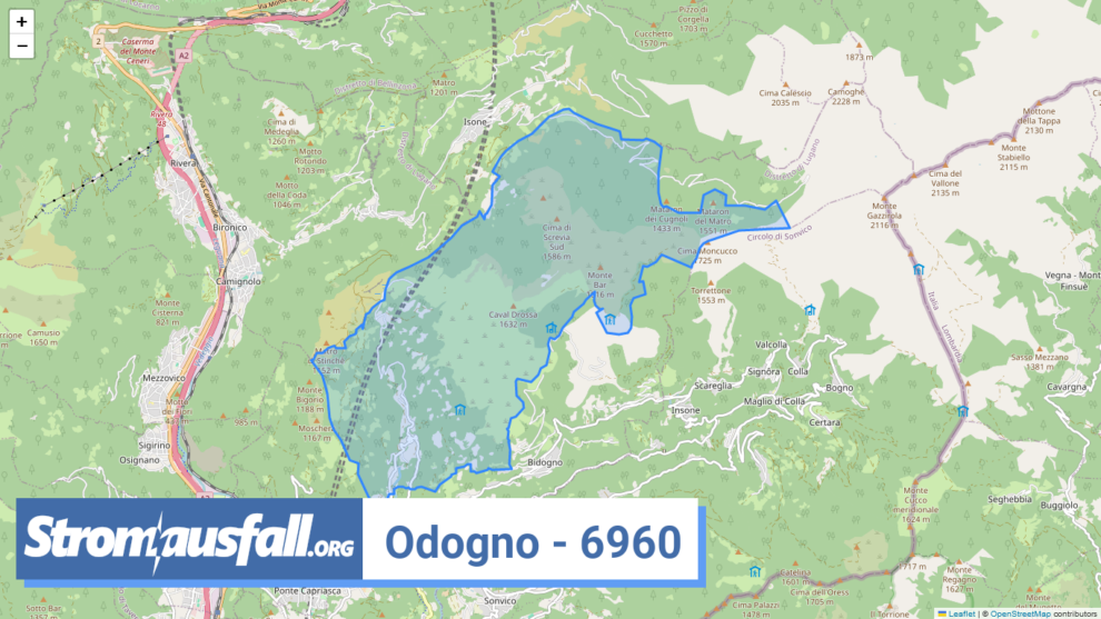 stromausfall ch ortschaft odogno 6960