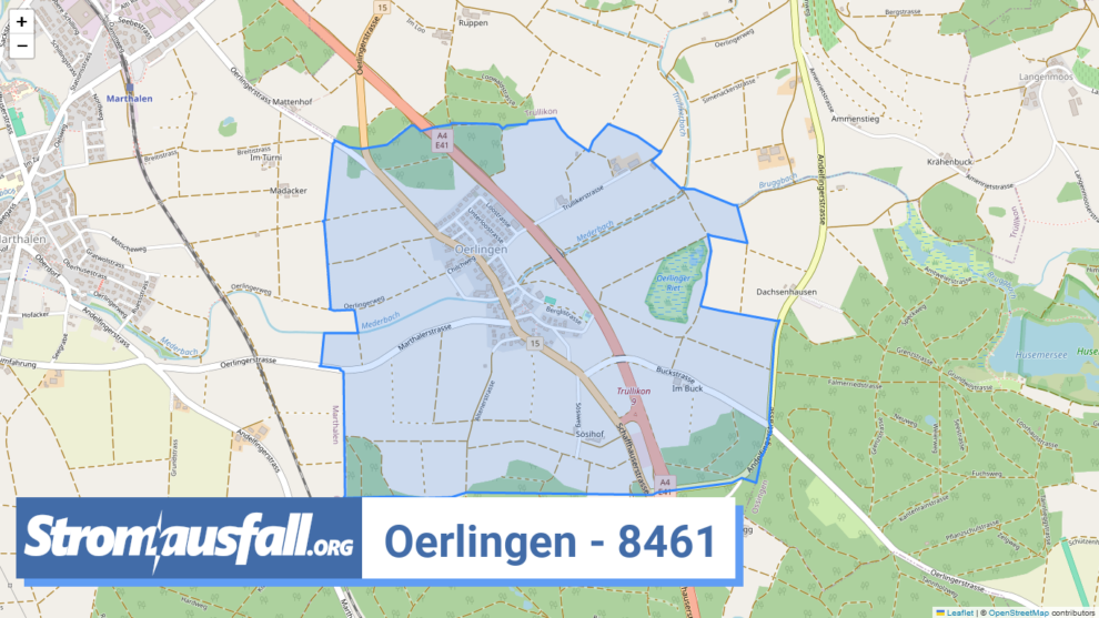 stromausfall ch ortschaft oerlingen 8461