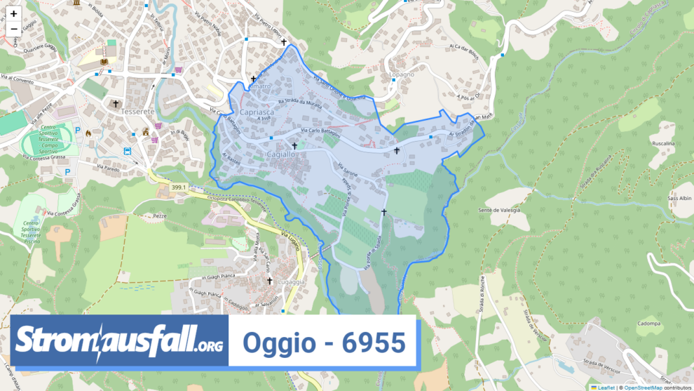 stromausfall ch ortschaft oggio 6955