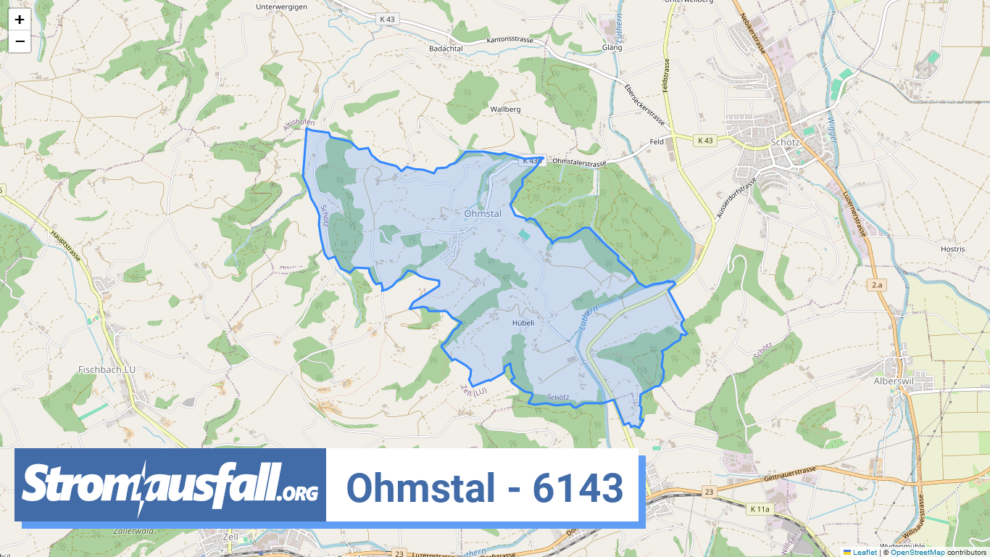 stromausfall ch ortschaft ohmstal 6143