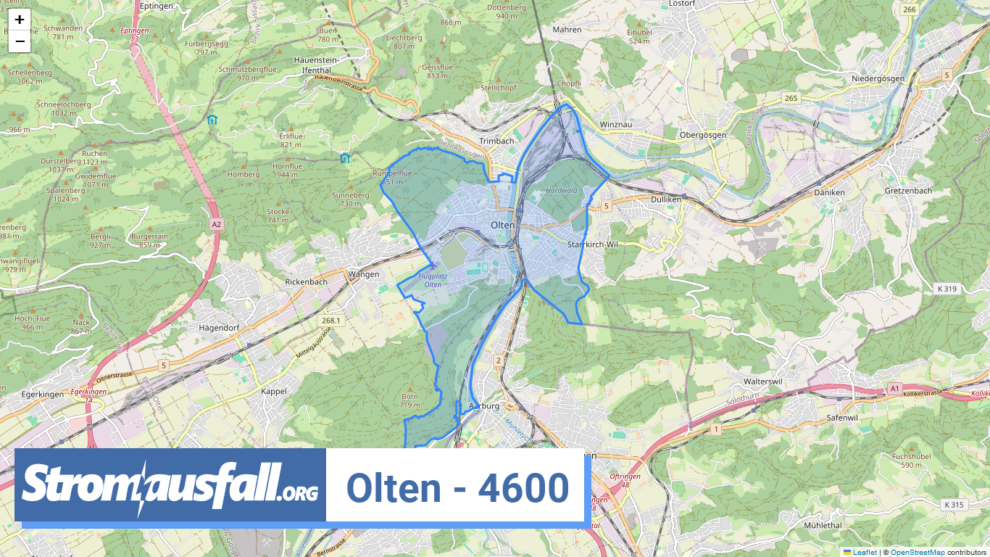 stromausfall ch ortschaft olten 4600