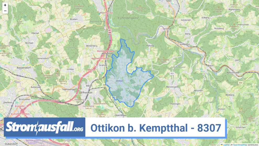 stromausfall ch ortschaft ottikon b. kemptthal 8307