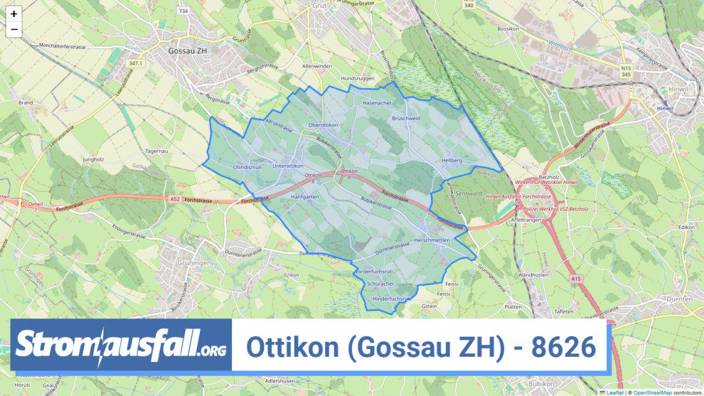 stromausfall ch ortschaft ottikon gossau zh 8626