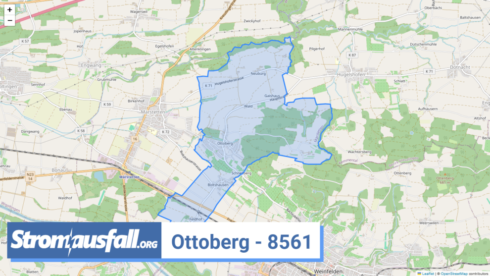 stromausfall ch ortschaft ottoberg 8561