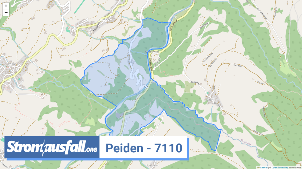 stromausfall ch ortschaft peiden 7110