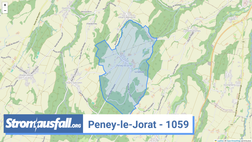 stromausfall ch ortschaft peney le jorat 1059