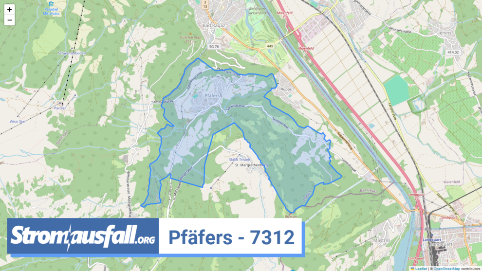 stromausfall ch ortschaft pfaefers 7312