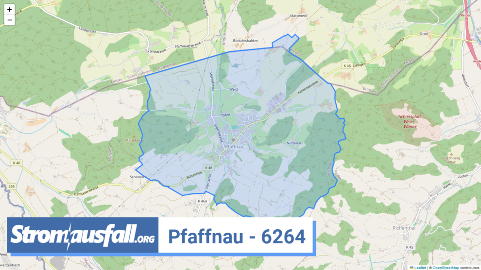 stromausfall ch ortschaft pfaffnau 6264