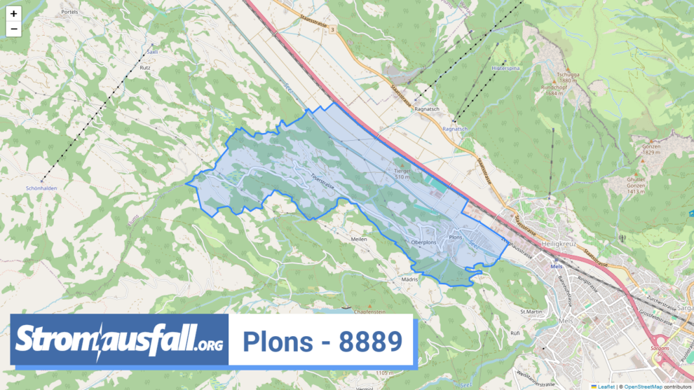 stromausfall ch ortschaft plons 8889