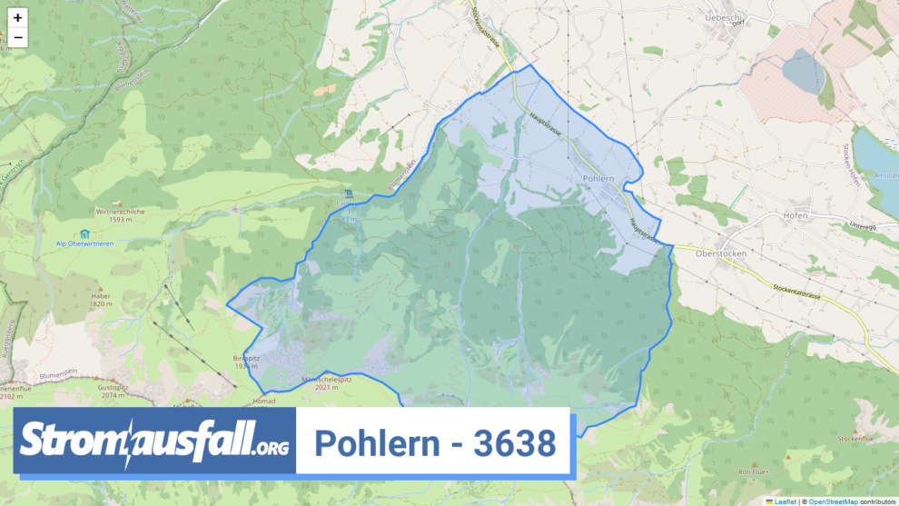 stromausfall ch ortschaft pohlern 3638