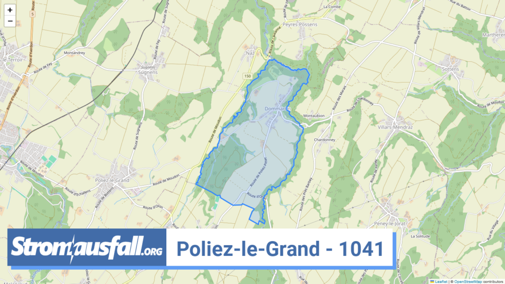 stromausfall ch ortschaft poliez le grand 1041