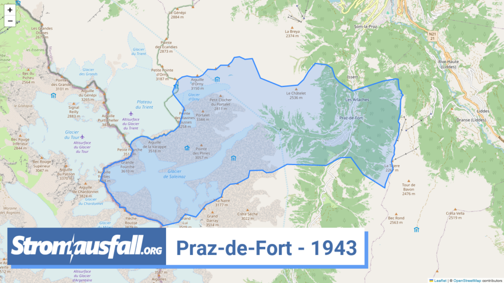 stromausfall ch ortschaft praz de fort 1943