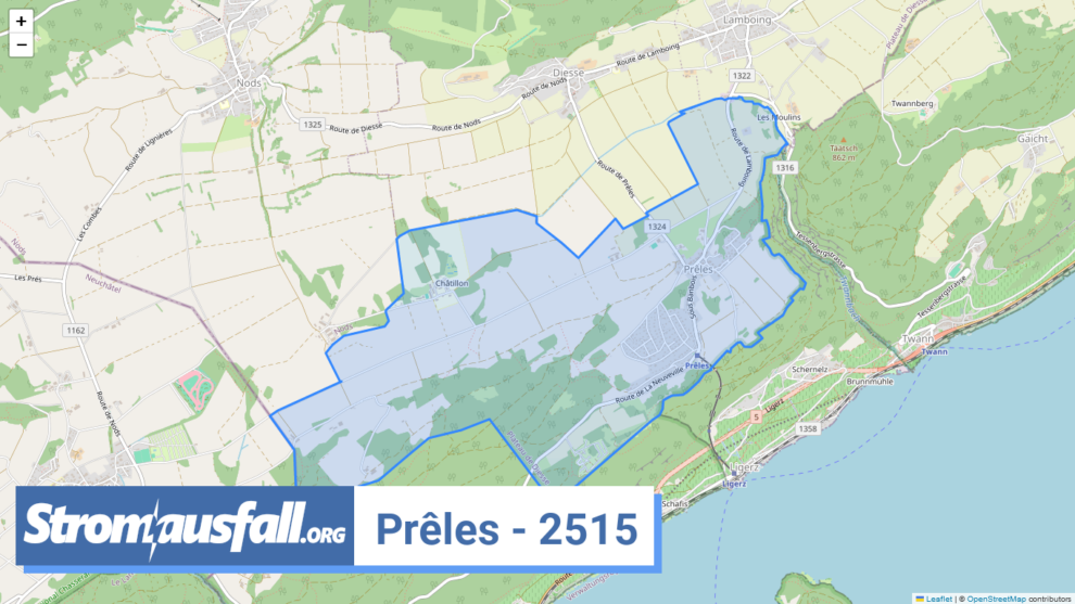 stromausfall ch ortschaft preles 2515