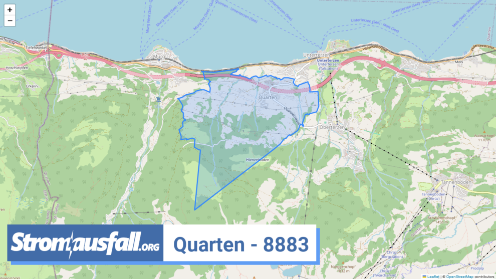 stromausfall ch ortschaft quarten 8883