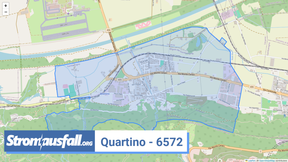 stromausfall ch ortschaft quartino 6572