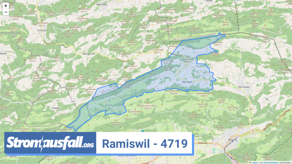 stromausfall ch ortschaft ramiswil 4719