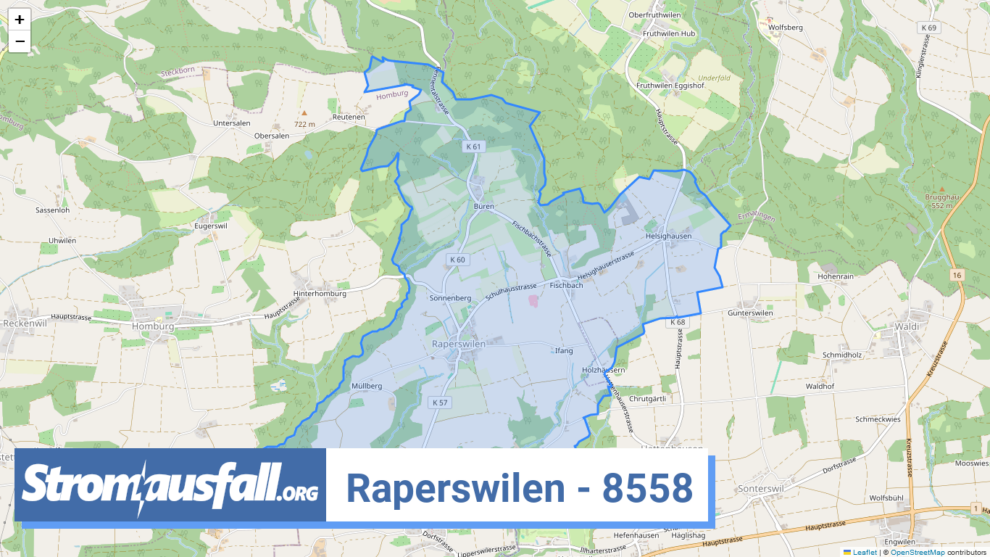 stromausfall ch ortschaft raperswilen 8558