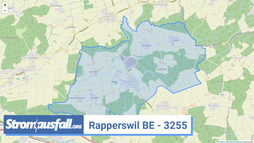 stromausfall ch ortschaft rapperswil be 3255