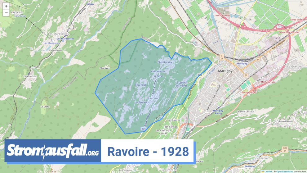 stromausfall ch ortschaft ravoire 1928