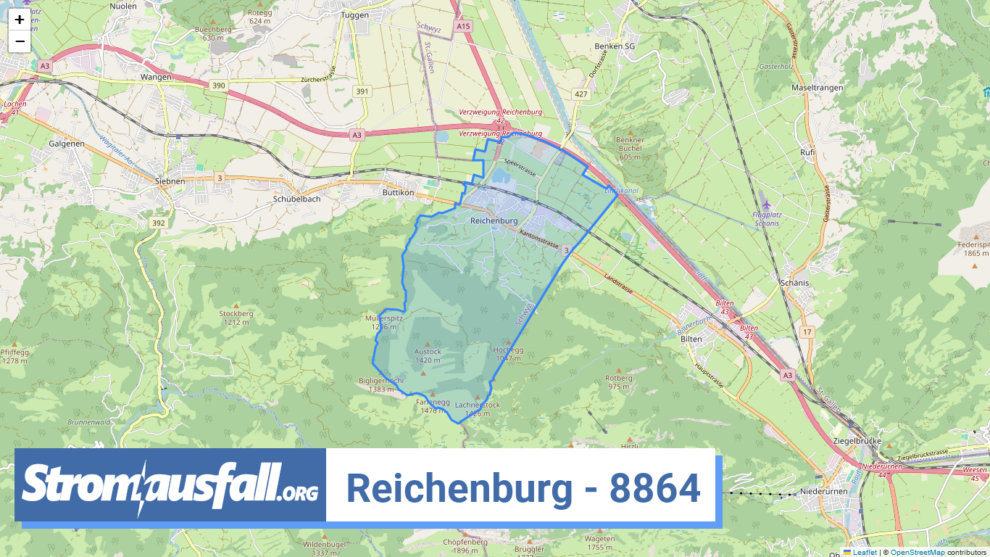 stromausfall ch ortschaft reichenburg 8864