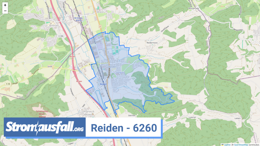 stromausfall ch ortschaft reiden 6260