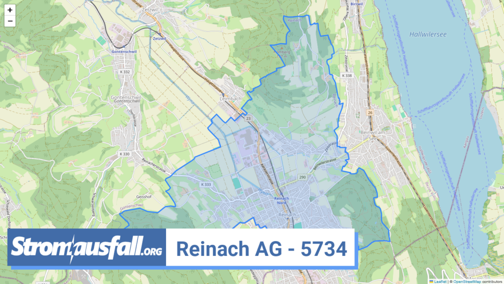 stromausfall ch ortschaft reinach ag 5734