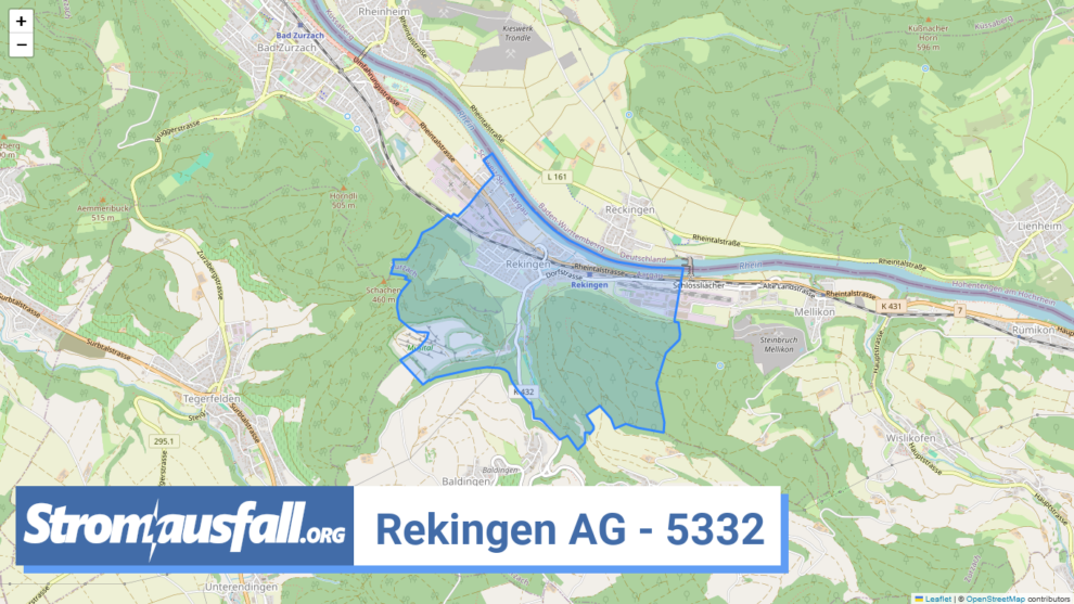 stromausfall ch ortschaft rekingen ag 5332