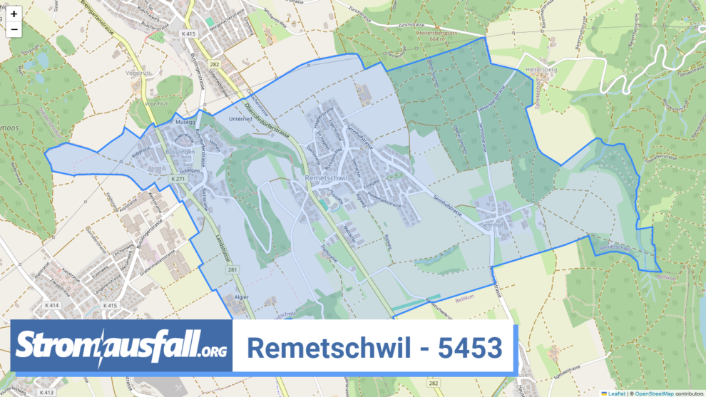 stromausfall ch ortschaft remetschwil 5453