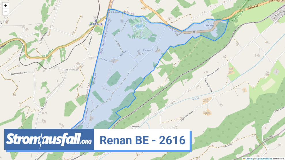 stromausfall ch ortschaft renan be 2616