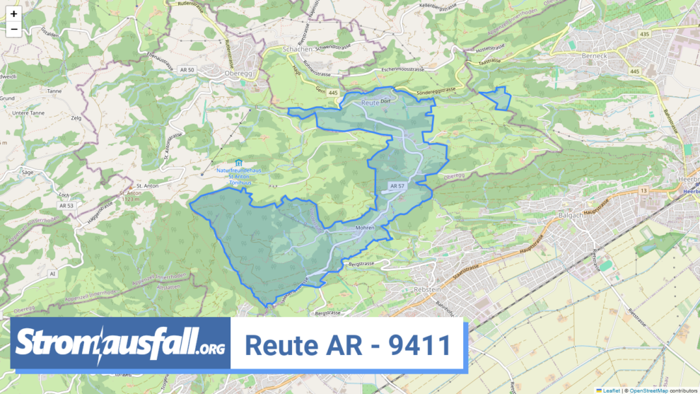 stromausfall ch ortschaft reute ar 9411