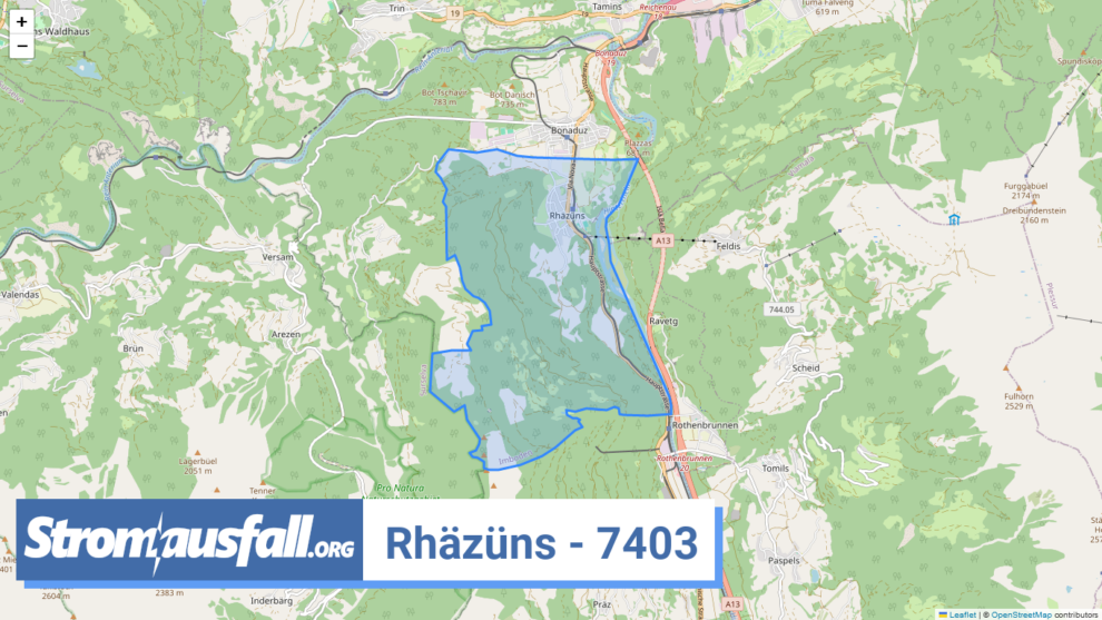 stromausfall ch ortschaft rhaezuens 7403