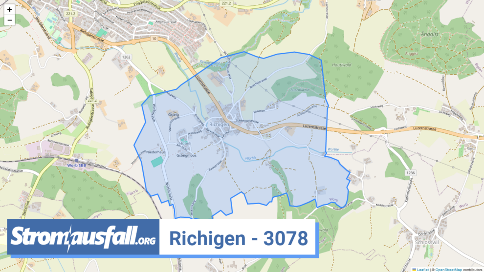 stromausfall ch ortschaft richigen 3078